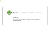 Papuri.papunet - Verneri.net · 2018. 4. 17. · Papuri.papunet.net. Aloita Papurin käyttö rekisteröitymällä käyttäjäksi. Tarvitset sähköpostiosoitteen. Kun olet rekisteröitynyt
