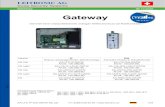 Gateway - LEITRONIC · 2020. 10. 14. · LEITRONIC AG Swiss Security Systems Gateway 09.10.2020 Gateway Generiert einen netzausfallsicheren analogen Telefonanschluss auf Mobilfunkbasis