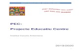 PEC: Projecte Educatiu Centre · 2020. 1. 17. · 5 PROJECTE EDUCATIU DE CENTRE. INSTITUT ESCOLA ANTAVIANA Aquestes escoles van començar a dependre de la Generalitat de Catalunya