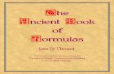 Lewis De Claremont - Magia Metachemica · 2019. 12. 6. · The Ancient Book of Formulas – Lewis De Claremont 7 Preface It is the purpose of the present volume to endeavor to meet