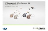 Phonak Bolero Q...Phonak Bolero Q Q90, Q70, Q50, Q30 2 Innehåll 1. Välkommen 5 2. Viktig säkerhetsinformation: Läs informationen på följande sidor innan du använder hörapparaten