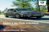 BMW ACTIVE TOURER....4| CENNÍK VOZIDIEL BMW 2 ACTIVE TOURER Model Motor Zdvihový Maximálny Kombinovaná Emisia CO 2 Cena Počet valcov/ objem výkon spotreba vrátane DPH ventilov