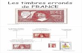 Les timbres erronés de FRANCE · 2012. 4. 5. · de Frans Hals. Ils sont malheureusement représentés à l’envers par rapport à l’oeuvre originale. D'après Frans Hals, Portrait