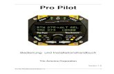 Pro Pilot v1 0 edit 9 081229 Deutsch - Trio Avionicstrioavionics.com/de/Pro Pilot - Deutsch.pdf · 2020. 9. 3. · Trio Pro Pilot Benutzerhandbuch 1.0 11 Vertikaler Steigflug/Sinkflug