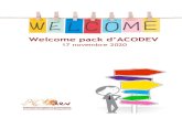 Welcome pack d’ACODEV...3 / 48 AGENDA DE LA JOURNÉE Timing Modules Intervenant-e-s d’ACODEV 9h00-9h15 Accueil 9h15-9h45 Module 1: Présentation des participant.e.s - Icebreaking