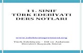 SÖZCÜKTE ANLAM TESTLERİ –  · 2017. 12. 14. · 11. SINIF TÜRK EDEBİYATI DERS NOTLARI – Türk Edebiyatı – Dil ve Anlatım Dersleri Kaynak Sitesi Sayfa 2 Basiret, Basiretçi