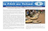 Echos de la Représentation de la FAO au Tchad · 2012. 2. 14. · Echos de la Représentation de la FAO au Tchad Organisation des Nations Unies pour l’Alimentation et l’Agriculture-1