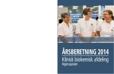 KlinisK BioKemisK afdeling - Rigshospitalet · Lars Bo Nielsen er sammen med afdelingens øvrige over-læger og den ledende biokemiker ansvarlig for afdelingens forskeruddannelse.