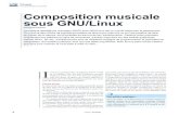 Composition musicale sous GNU/Linux · 2008. 2. 13. · Dossier Composition musicale 2 Linux+ 04/2008 Dossier Composition musicale 3 linux@software.com.pl Composition musicale sous