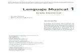 Lenguaje Musical 1 - Enclave Creativa · es hablar con el lenguaje musical, hablar controlando el lenguaje. Por lo tanto, para improvisar es necesario un conocimiento de los elementos