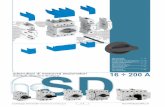 SD · 2010. 7. 11. · Gli interruttori-sezionatori modulari della serie SD, consentono l’interruzione e il sezionamento sotto carico di macchine e linee di bassa tensione con correnti