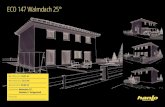 ECO 147 Walmdach 25° - Hanlo Häuser · 2017. 11. 16. · ECO 147 Walmdach 25° Wohnfläche EG: 74,21 m2 Wohnfläche OG: 72,15 m2 Bebaute Fläche: 93,63 m2 Dachformen: Walmdach 25°