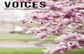 VOICES April · 2020. 4. 8. · VOICES - 5 TOPIC Of THE mONTH in France, Belgium, and italy this day is known to be the April fish. Traditionally people have been taping paper fishes