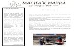 Remerciements - Macha’k Wayra Macha'k Wayra...bolivienne Inti Illimani de La Paz. Le démarrage du stage, un lundi matin de septembre, fut très lent. Les participants sont arrivés