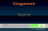 Gigaset SL910...2018/04/01  · Gigaset SL910 / tr / A31008-M2300-B401-3-5A19 / Cover_front.fm / 3/5/18 SL910 Tebrikler Bir Gigaset satın alarak, kendisini bütünüyle sürdürülebilirliğe