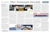 The National Herald 100 - ΕΘΝΙΚΟΣ ΚΗΡΥΞphoto.ekirikas.com/wp-content/uploads/2015/08/13102531/... · 2015. 8. 13. · The National Herald A weekLY Greek-AmericAn PubLicAtion