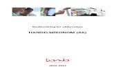 HANDELSØKONOM (AK) · 2017. 11. 16. · 03/07/2009. Desuden gælder følgende bekendtgørelser og love: • Bekendtgørelse om ændring af bekendtgørelse om erhvervsakademiuddannelse