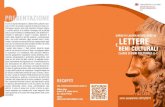 Corso di Laurea interclasse in Lettere e Beni culturaliletterebeniculturali.unical.it/dmdocuments/Brochure... · 2016. 7. 4. · Il corso di laurea interclasse in Lettere e Beni culturali