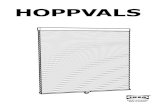 HOPPVALS - IKEA · 2020. 1. 21. · Karena bahan dinding yang berbeda, paket tidak disertai sekrup untuk pemasangan dinding. Untuk saran mengenai sistem sekrup yang sesuai, hubungi