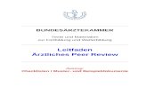 Leitfaden 'Ärztliches Peer Review' (Startseite) · Web viewTexte und Materialien zur Fortbildung und Weiterbildung _____ Leitfaden Ärztliches Peer Review Auszug: Checklisten / Muster-