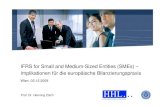 IFRS for Small and Medium-Sized Entities (SMEs ...extrw. ... (Zugriff am 17.11.2009) Anteil des Mittelstands