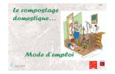 Le compostage domestique… - CC RIVES DE SAONE...Fertiliser son jardin et mieux gérer ses déchets organiques C’est une nécessitéenvironnementale 6/44 Le compostage 7/44 ou l’art