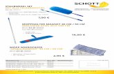Staubwedel Set mit Mopp - Schott GmbH · 2020. 10. 15. · STAUBWEDEL SET MIT ALU TELESKOPSTIEL Art.-Nr. 080570 • Staubwedel aus 100% Mikrofaser, biegsam • Farbe: blau • Teleskopstiel,