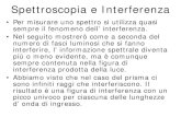 Spettroscopia e Interferenzaoberon.roma1.infn.it/lezioni/laboratorio_specialistico... · 2016. 10. 5. · Spettroscopia e Interferenza • Per misurare uno spettro si utilizza quasi