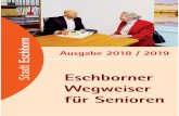 Stadt Eschborner Wegweiser für Senioren...Seniorenwegweiser soll für Sie eine spannende Lektüre sein. Die Internetfassung des Eschborner Wegweisers für Senioren wird zweimal im