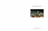 BEVERAGE LIST - ANA Crowne Plaza Kanazawa...Blended Scotch Whisky ブレンデッド・スコッチ・ウイスキー グレンキンチー12年 スプリングバンク10年 タリスカー10年