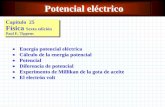 Potencial eléctrico · un campo eléctrico al mover la carga -q a lo largo de la distancia r A - r B es: Work kQq A B r r B A 1 Y desde infinito a la distancia r: Work kQq r r La