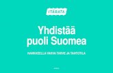 Yhdistää puoli Suomea - Itärata-hankeärata.fi/wp-content/uploads/sites/9/2020...YHDISTÄÄ PUOLI SUOMEA #ITÄRATA Kansallisesti merkittävät 2020–2040-lukujen ratahankkeet 9