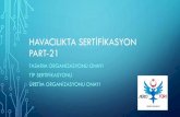HAVACILIKTA SERTİFİKASYON PART-21 · 2020. 2. 11. · havacilikta sertİfİkasyon part-21 tasarim organİzasyonu onayi tİp sertİfİkasyonu Üretİm organİzasyonu onayi