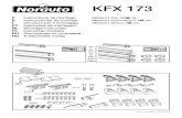 KFX 173 - Norauto · 2013. 2. 2. · KFX 173 RENAULT Clio, 3/5 , 06– RENAULT Grand Modus, 5 , 08– RENAULT Modus, 5 , 04– 40 mm C.20110523/501-7575-02 07 16 mm 12 mm 11 5 mm