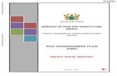 MINISTRY OF FOOD AND AGRICULTURE (MOFA) · 2016. 7. 14. · republic of ghana ministry of food and agriculture (mofa) ghana commercial agriculture project (gcap) pest management plan