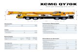 Catálogo XCMG 70K novo 2 2009 - guindastesguara.com.br€¦ · XCMG QY70K Dimensões Pesos Motorização Transporte Performace Operacional Velocidade de Operação. r. Os dados constantes