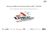 Jugendkommunalwahl 2020 - KJR Bad Tölz-Wolfratshausen · 2020. 3. 30. · Verwaltungsfachwirt Freie Wählergemein - schaft 22 64,71 Ungültig 2 5,88 Gesamt 34 100,00 16. Sachsenkam