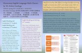 Elementary English Language Multi-Classes by Mr. Robert … · 2020. 12. 15. · Elementary English Language Multi-Classes by Mr. Robert Sandage HUAXIA Spring 2021 01/09/2021– 05/09/2021