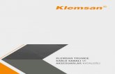 KLEMSAN TRUNKIE KABLO KANALI VE · 1.3 EN 45545-2 Avrupa Birliği Demiryolu Standard ... 4.7 Teknik Özellikler 16. 4 Halojensiz Kablo Kanalları Kullanım Alanları Halka açık