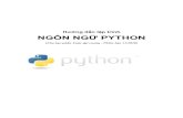Hướng dẫn lập trình NGÔN NGỮ PYTHON · 2020. 11. 23. · LỜI NÓI ĐẦU “Ngôn ngữ lập trình phổ biến nhất trên thế giới” Python là ngôn ngữ