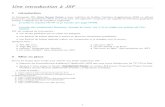 Une introduction a JSF - univ-amu.frjean-luc.massat.perso.luminy.univ-amu.fr/ens/arch-app/tp... · 2020. 11. 17. · Une introduction a JSF 1 Introduction Le framework JSF (Java Server