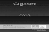 Gratulujeme - Gigaset … · Gigaset C610 / IM-OST CS / A31008-M2305-R601-1-TK43 / Cover_front.fm / 04.04.2011 Gratulujeme Koupí zařízení Gigaset jste si zvolili značku plně