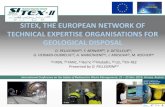 SITEX, THE EUROPEAN NETWORK OF TECHNICAL ......1. THE SITEX INITIATIVE SITEX stands for ‒Sustainable network for Independent Technical EXpertise of radioactive waste disposal •to