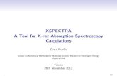 XSPECTRA A Tool for X-ray Absorption Spectroscopy Calculationsindico.ictp.it/event/a11191/session/17/contribution/9/material/0/0.pdf · manual page INPUT XSPECTRA, 15/62. Steps to