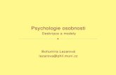 Psychologie osobnosti - Masaryk University 2011. 3. 29.آ  osobnosti pomocأ­ faktorovأ© analأ½zy (faktor