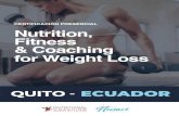 CERTIFICACIÓN PRESENCIAL Nutrition, Fitness & Coaching ......Introducción Presentamos la 1ª Edición de la Certificación en Nutrition, Fitness & Coaching for weight loss que se