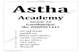 Astha Academy, Sector 22, Gandhinagar Mo. 8980961441 …...Astha Academy, Sector 22, Gandhinagar Mo. 8980961441 5 . અ નč આ પ રક રન વ દ યમ ચ મડ ન ઉપયગ