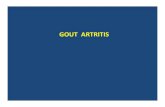 GOUT ARTRITIS · 2019. 3. 22. · Gout Adalah suatu penyakit sistemik disebabkan deposisi kristal monosodium urat di jaringan atau supersaturasi asam urat dalam cairan ekstraseluler