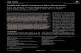 Sustainable Liquid Luminescent Solar Concentratorspath.web.ua.pt/publications/adsu.201800134.pdf · 2019. 3. 14. · organic molecules. Here, LSCs composed of a glass container and