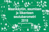 Maankäytön, asumisen ja liikenteen seutubarometri...(kalvot 10-22) Sisältö Tausta ja toteutus Mikä on MAL-barometri Helsingin seudulla 11.5. –2.7.2018 tehty mielipidekysely